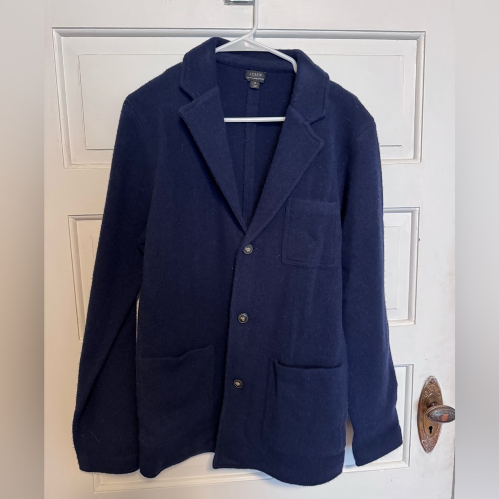 J. Crew Lambs Wool Sweater Jacket